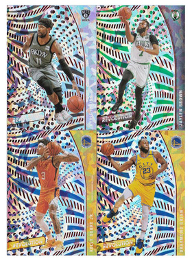 NBA球星卡 杰伦布朗欧文 格林乌布雷碎冰折帕尼尼20-21revolution