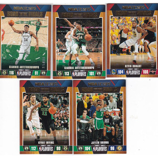 NBA球星卡字母哥杜兰特欧文杰伦布朗panini HOOPS19-20 /999