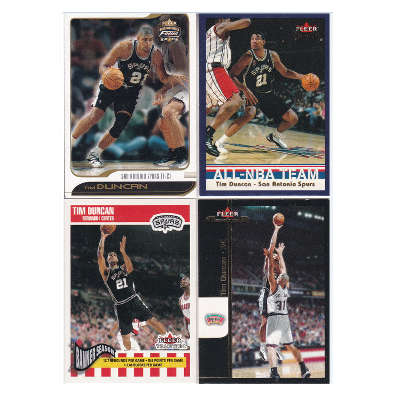 球星卡 蒂姆邓肯 fleer 2002
