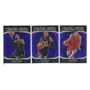 球星卡 勒布朗詹姆斯 雷阿伦 库科奇 紫折射帕尼尼20-21select