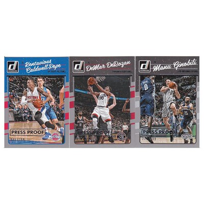 NBA球星卡 波普 德罗赞 吉诺比利 /299 panini16-17donruss