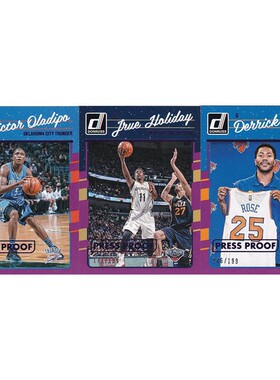 NBA球星卡 奥拉迪波 朱霍乐迪 德里克罗斯/199panini16-17donruss