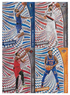 NBA球星卡 哈达威努尔基奇西亚卡姆罗宾逊帕尼尼20-21revolution