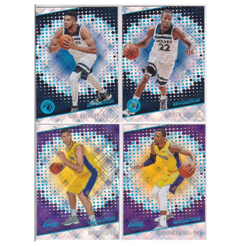 NBA球星卡 唐斯 维金斯 洛佩兹 波普/100折射帕尼尼17-18revolut