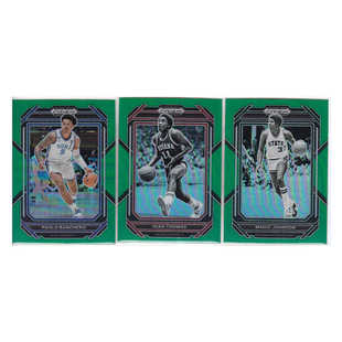 球星卡 班凯罗 以赛亚托马斯魔术师约翰逊绿折射帕尼尼2023prizm