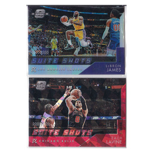 球星卡 勒布朗詹姆斯 拉文红碎冰 折射 帕尼尼21-22contenders