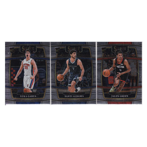 球星卡 卢卡扎尔卡 阿尔达马 杰伦格林新秀帕尼尼21-22select