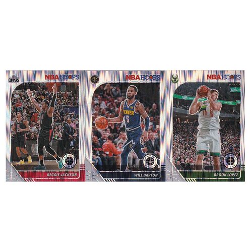NBA球星卡 雷吉杰克逊 巴顿 洛佩兹 瀑布折射 帕尼尼19-20hoops