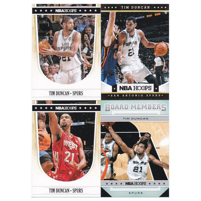 NBA球星卡 蒂姆邓肯 hoops panini 2012