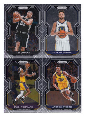 NBA球星卡 邓肯 克莱汤普森 德怀特霍华德维金斯帕尼尼20-21prizm