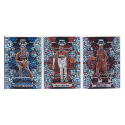 球星卡 奎克利 蒙特莫里斯 勒维尔 泡泡折射帕尼尼22-23mosaic