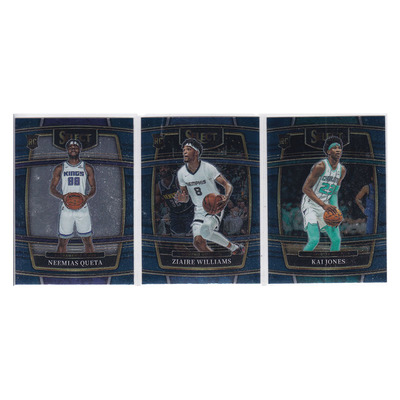 球星卡 奎塔 宰埃尔威廉姆斯  凯琼斯 蓝 新秀帕尼尼21-22select