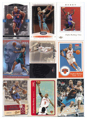 NBA球星卡 斯蒂芬马布里 FLEER 2004  经典老卡 独狼 折射