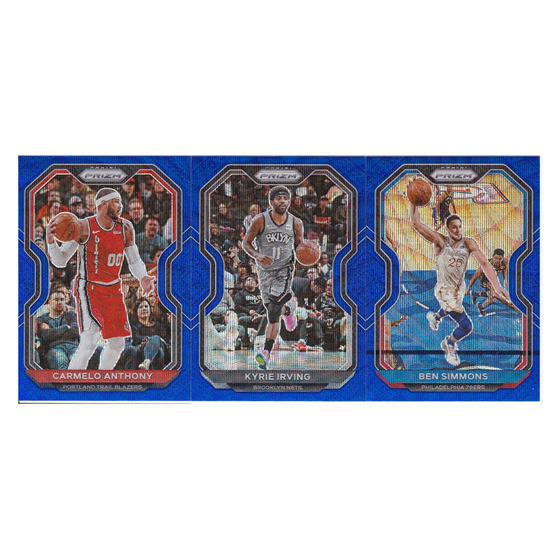 球星卡 卡梅隆安东尼 凯里欧文本西蒙斯蓝折射帕尼尼20-21prizm