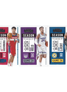 NBA球星卡 八村 希尔德 勒维尔 帕尼尼20-21contenders