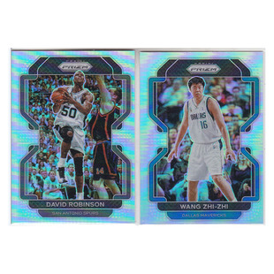 球星卡 大卫罗宾逊 王治郅 银折射帕尼尼21-22prizm