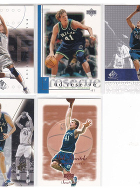 NBA球星卡 德克诺维斯基 spx折射  UD 2001