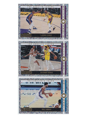 NBA球星卡勒布朗詹姆斯安东尼戴维斯恩比德帕尼尼20-21contenders