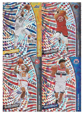 NBA球星卡范弗里特戈贝尔八村科林斯碎冰帕尼尼20-21revolution