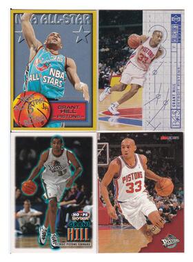 球星卡 格兰特希尔fleer1997 UD1994 skybox1999 1996