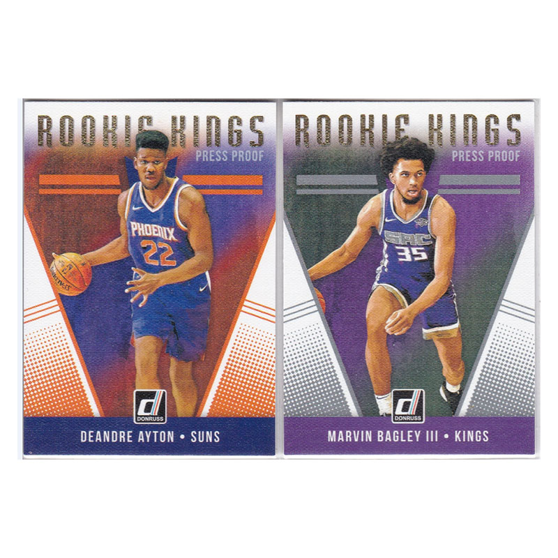 球星卡 艾顿 巴格利 新秀油画特卡 帕尼尼18-19donruss