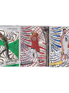 NBA球星卡 肯巴沃克 范弗里特汤普森隧道折帕尼尼20-21revolution