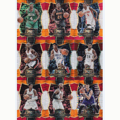 NBA球星卡 panini 16-17 select 三色 折射 凑套 新秀