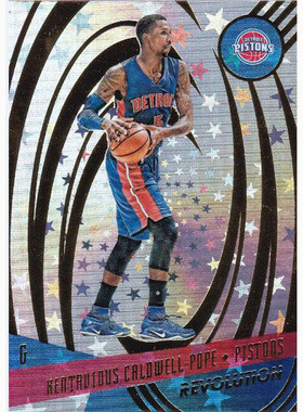 NBA球星卡 panini revolution 16-17 KCP 波普 圈圈 星星折射 #14