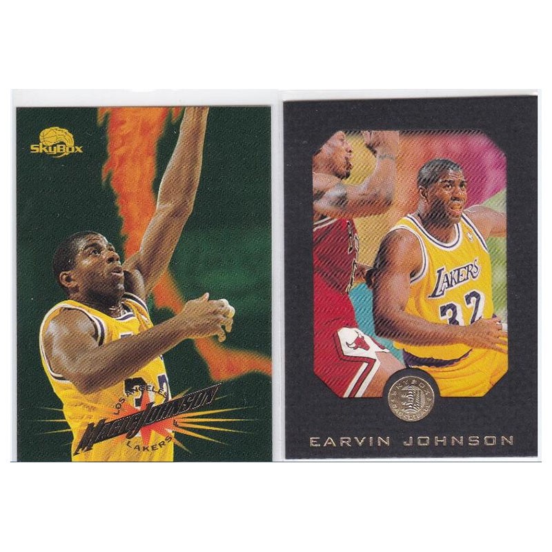 NBA球星卡 skybox 1996 魔术师 埃尔文约翰逊 湖人队