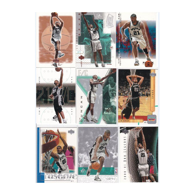 NBA球星卡 UD 2001 蒂姆邓肯