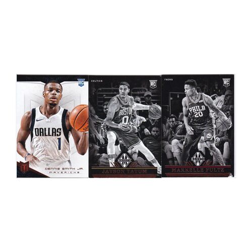 NBA球星卡 panini17-18chronicles丹尼斯史密斯 塔图姆富尔茨新秀