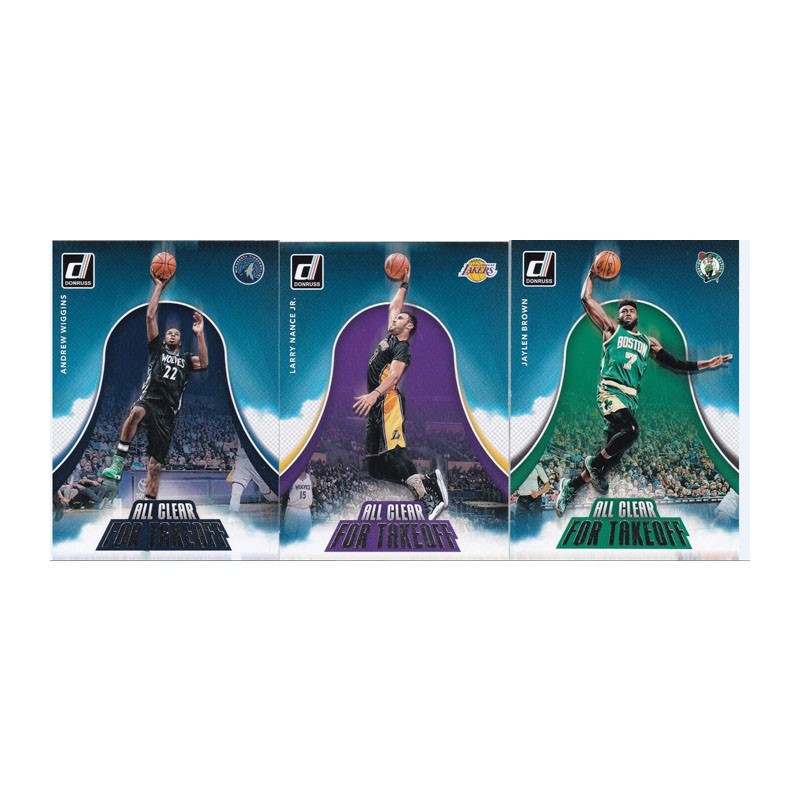 NBA球星卡panini17-18donruss维金斯 杰伦布朗 拉里南斯JR#8 6 14