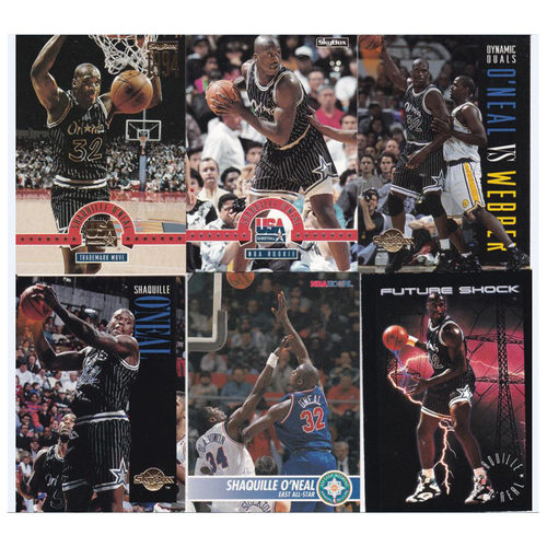 NBA球星卡经典老卡skybox1994大鲨鱼奥尼尔全明星退役名人堂魔术