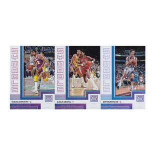 NBA球星卡panini17-18status魔术师约翰逊欧文杰夫霍纳塞克折射