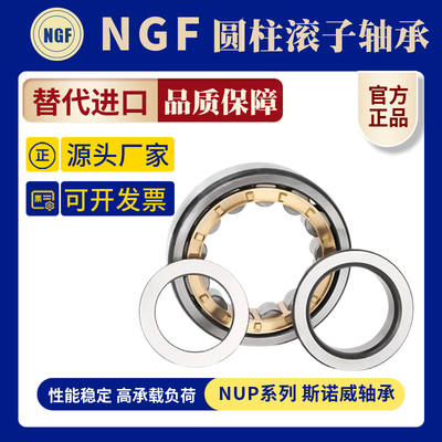 NGF圆柱滚子轴承NUP405 406 407 408 409 410 411 412 413 414EM