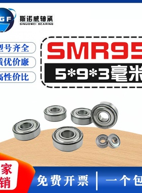 微型不锈钢 精品轴承 SMR95ZZ MR95ZZ L-950ZZ 5*9*3mm 亚拓 H600
