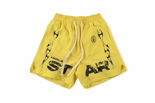 夏季 Hellstar Nylon Shorts ins 同款欧美潮牌男女休闲运动短裤