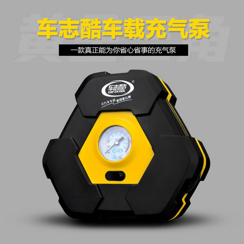 车志酷车载充气泵车用多功能打气泵汽车便携式加气泵12v小型轿车