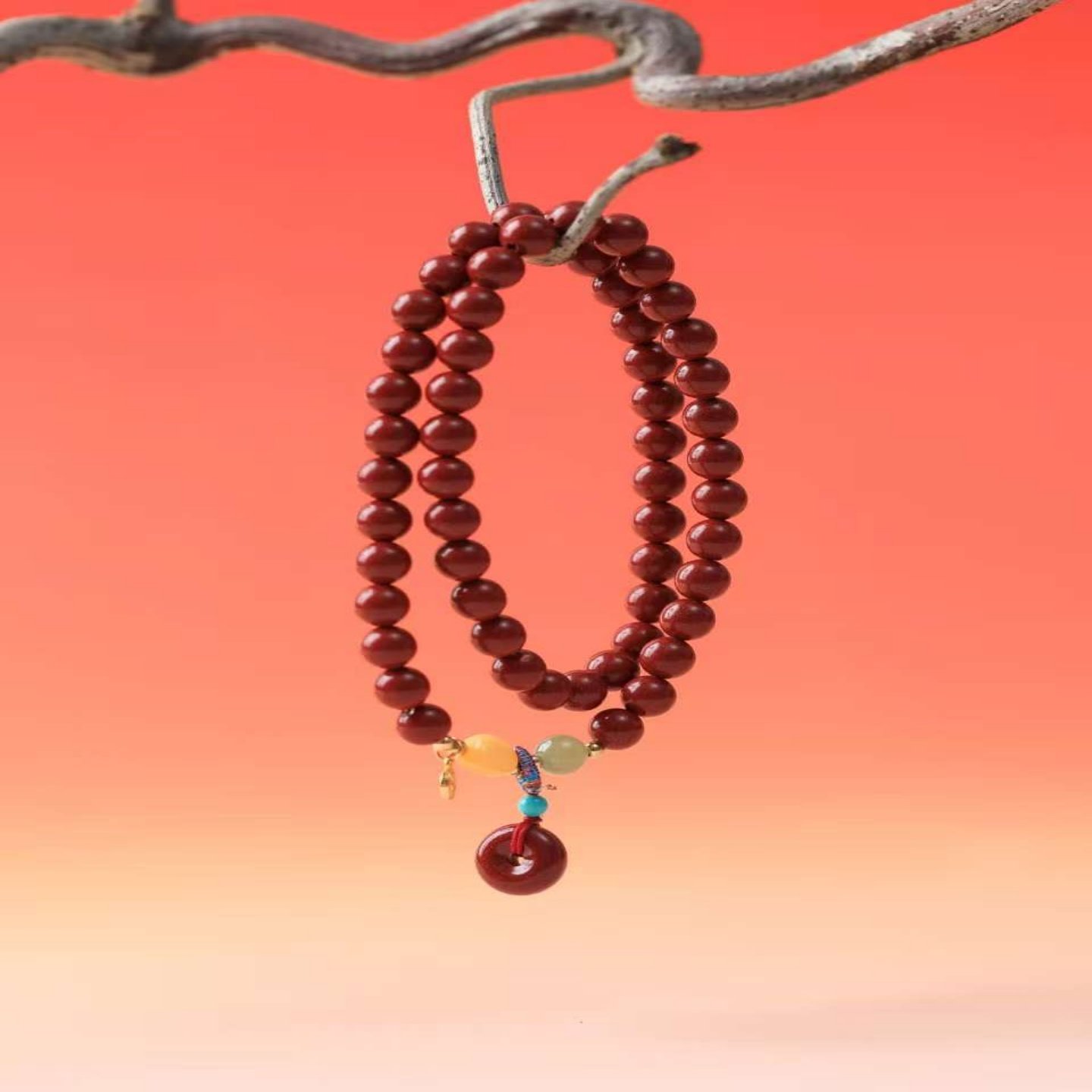 潮时点朱砂手链女款安神助眠红绳平安扣手串静心睡眠男女通用2026,珠宝/钻石/翡翠,手饰,淘宝优惠券,粉丝福利购,淘宝优惠卷