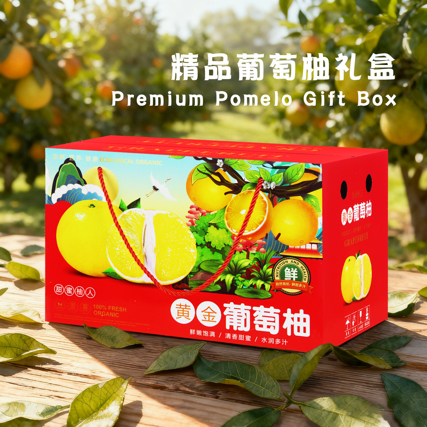 8-10斤高档葡萄柚礼品盒包装纸箱红心白心柚子蜜柚贡柚水果纸盒子,包装,礼品盒,淘宝优惠券,粉丝福利购,淘宝优惠卷