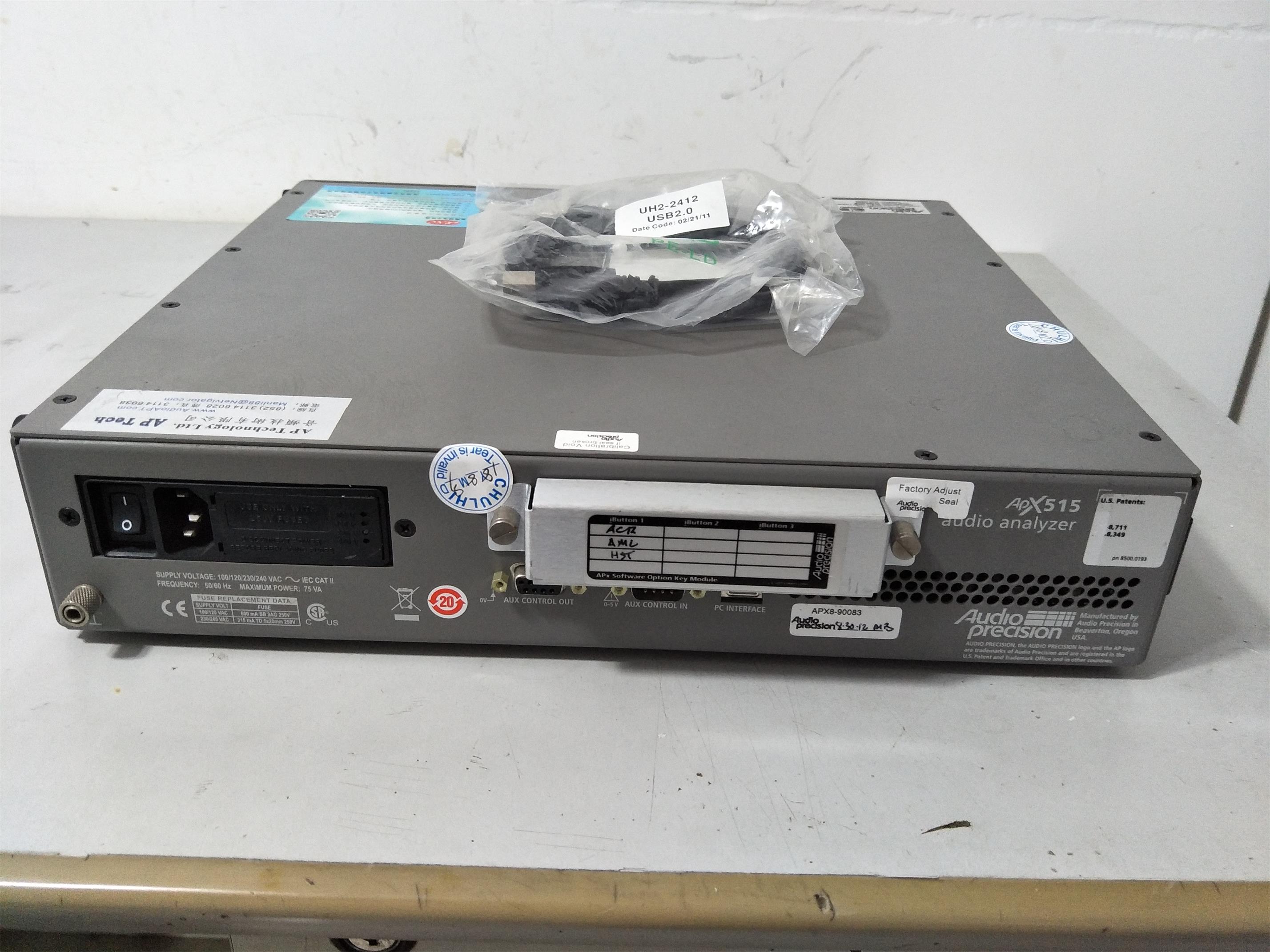 出售、租赁美国AP APx515音频分析仪、APx525音频测试仪