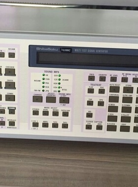 租售/回收：芝测电视信号发生器：TG39BX、TG39BC、TG39AC