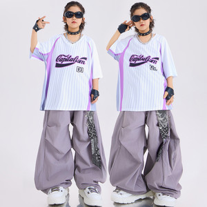 儿童演出服六一hiphop街舞童装炸街男童潮服套装架子鼓表演服女童