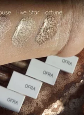 美国OFRA液体眼影单色防水金属珠光金色古铜超细闪亮亮晶晶3.5ml