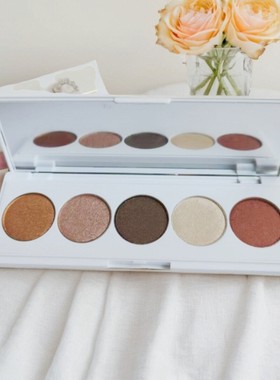 Ofra眼影盘珠光哑光化妆师专用多色黄昏大地色奶茶五色眼影盘欧美