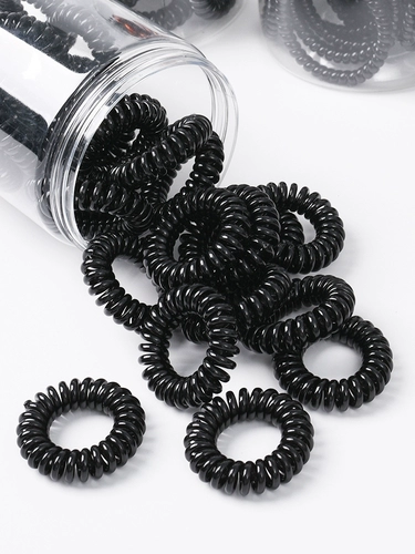 Маленький телефон, резинка для волос, черный аксессуар для волос, в корейском стиле, Южная Корея, простой и элегантный дизайн