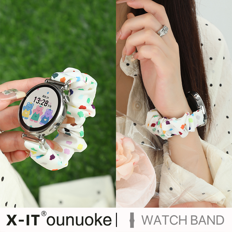 彩色泡泡发圈适用手表带