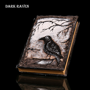 欧式复古立体浮雕手账本子手账记事本加厚记事本日记本女巫魔法书