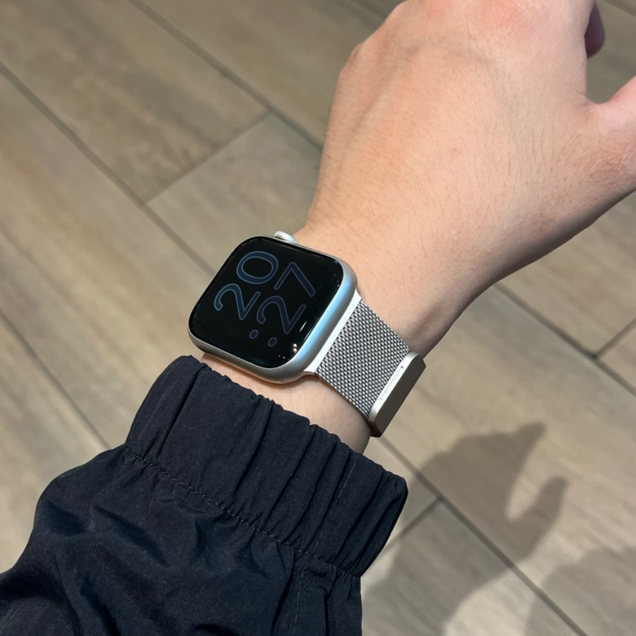 适用苹果手表简约米兰尼斯iwatch表带applewatch10创意表带s9表链