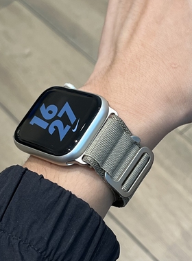 适用于苹果手表高山回环iwatch表带applewatch11编织表带10S9表链